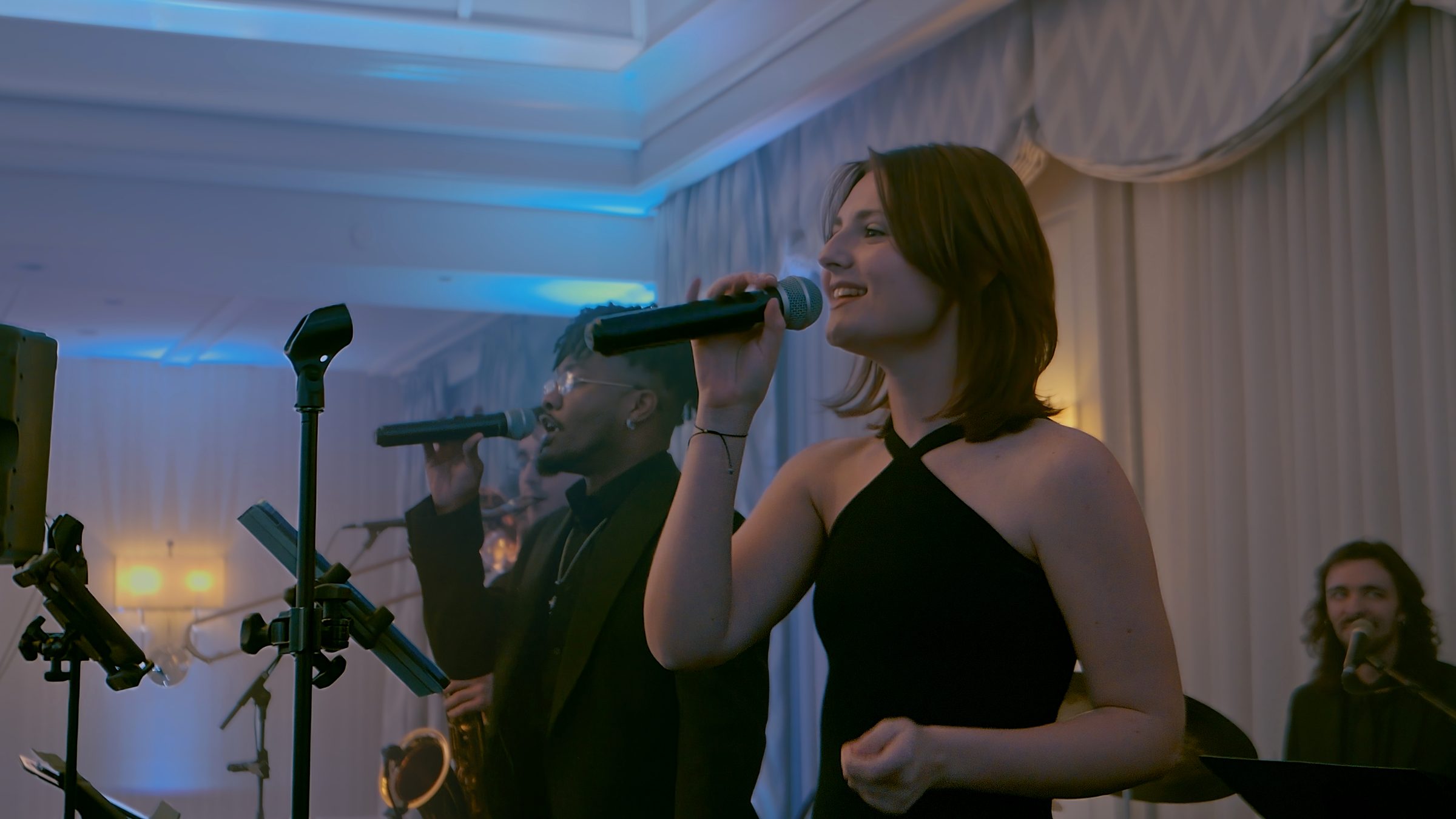 Z-Music lead vocalist performing